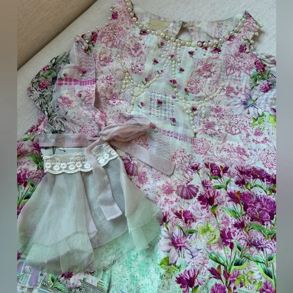 Farah Talib Aziz Printed Tunic - Picture 3 of 8